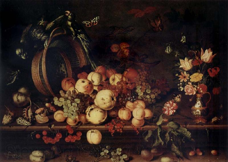 AST, Balthasar van der Still life with Fruit Norge oil painting art